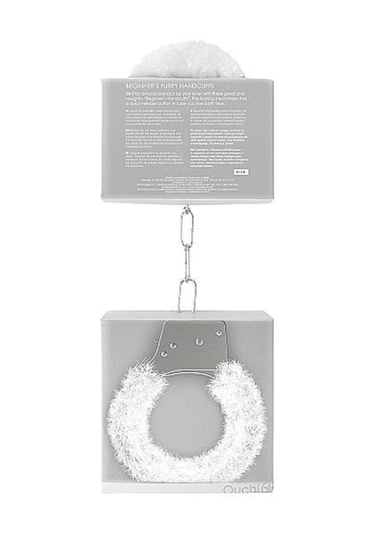 Наручники - Ouch! Beginner's Handcuffs Furry White 60360074119 фото