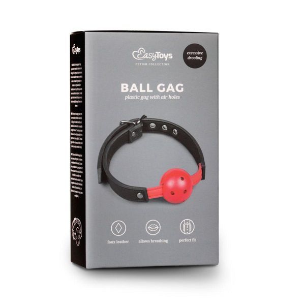 Кляп&nbsp;Ball&nbsp;Gag&nbsp;With&nbsp;Red&nbsp;Easytoys ET28273 фото