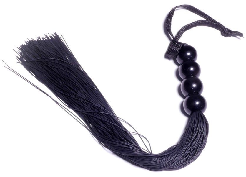 Силіконовий флогер ( длина 37 см ) Fetish Boss Series - Silicone Whip Black 14", BS6100042 BS6100042 фото
