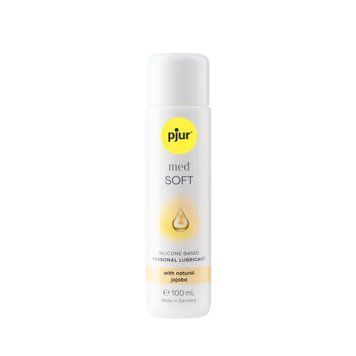 Силіконова змазка pjur MED Soft glide 100 мл з олією жожоба для дуже сухої та чутливої шкіри PJ12630 фото