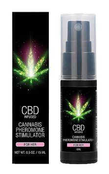 Духи з феромонами для жінок Shots-CBD Cannabis Pheromone Stimulator For Her , 15 ml PHA209 фото