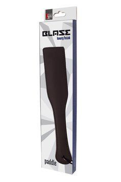 Паддл гладкий з петлею на рукоятці Dream Toys Blaze Luxury Fetish чорний PD21268 фото