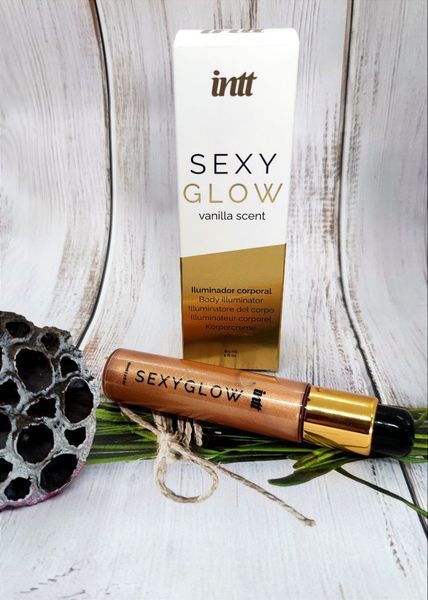 Крем шиммер для тела с ароматом ванили INTT Sexy Glow IN16073 фото