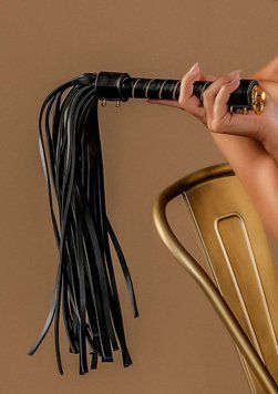 Флогер TABOOM Studded Whip, чорний, 54 см TB17426 фото