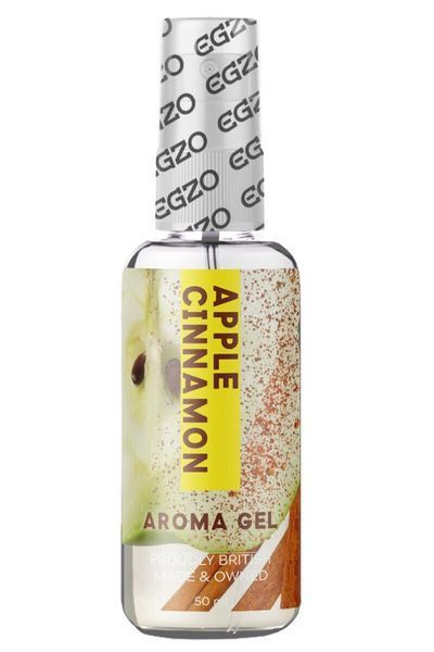 Оральний гель-лубрикант EGZO AROMA GEL &mdash; Apple Cinnamon, 50 мл LE-AR08 фото
