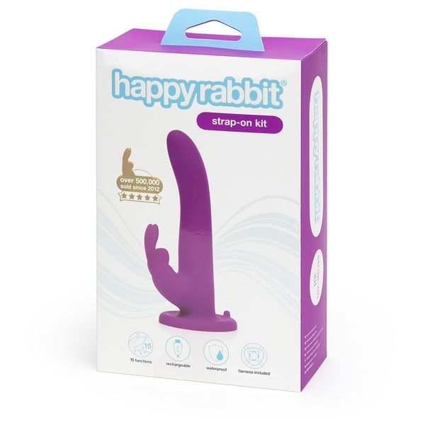 Вібрострапон- кролик з трусиками HAPPY RABBIT Happy Rabbit (Великобританія) HR74312 фото