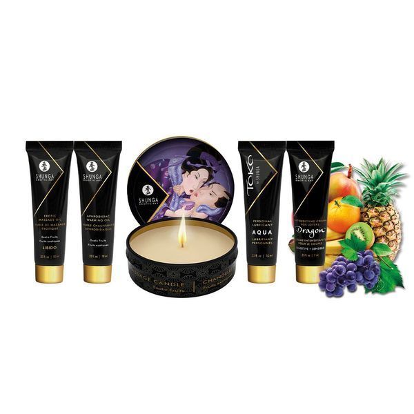 Подарунковий набір Shunga Geishas Secrets &ndash; Exotic Fruits для розкішної ночі вдвох SO7823 фото