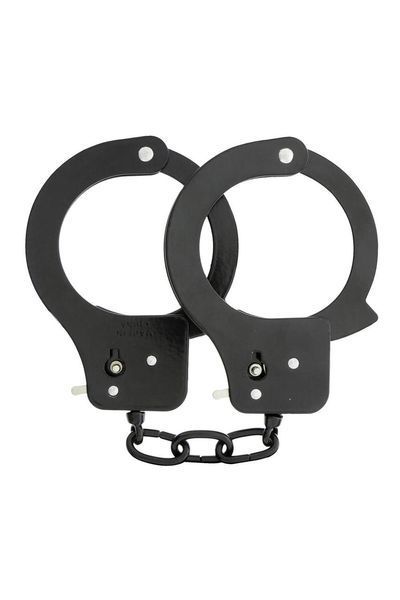 Наручники металлические Dream toys BondX cuffs, черные DT20866 фото