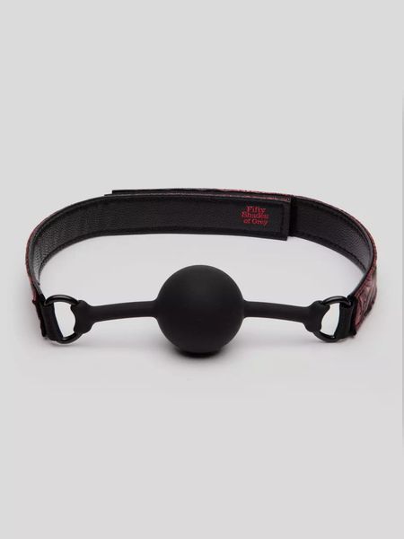 Кляп силіконовий Fifty Shades of Grey Sweet Anticipation Reversible Silicone Ball Gag FS83666 фото