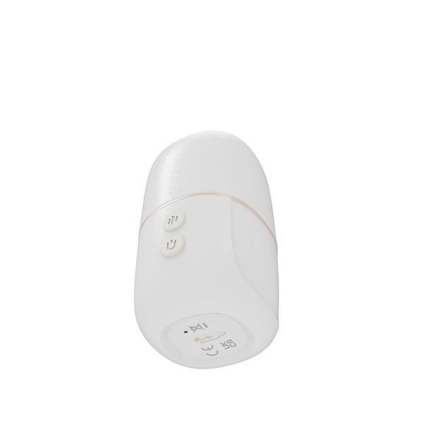 Вакуумний стимулятор з язичком - Dual Mode Licking & Suction Vibrator White 62530026-00251 фото