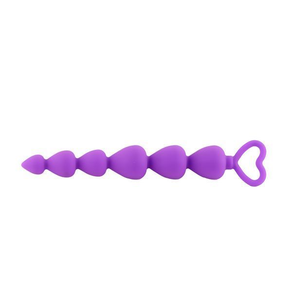 Анальные шарики Anal Beads Purple Heart, фиолетовые 64-00215F фото