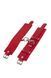 Наручники Leather Dominant Hand Cuffs, Red KVL-280152 фото 3