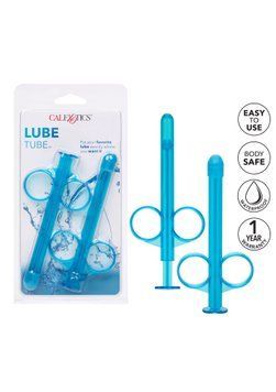 Набір шприців для введення лубриканту California Exotics Lube Tube, блакитні, 2 шт. CE94193 фото