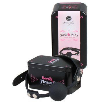 Кляп - Secret Play Secret Pleasure Gag & Play Silicone Ball Gag 61220761428 фото