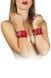 Наручники Leather Restraints Hand Cuffs Red 51420280158 фото 5