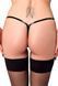 Трусики Noir Handmade P014 Dominae PVC panty with silver clasp XL SX4226 фото 2