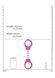 Наручники - Ouch! Beginner's Handcuffs Pink 60360074010 фото 4
