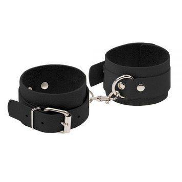 Наручники Leather Standart Hand Cuffs, Black KVL-281332 фото