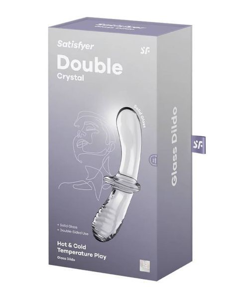Двойной фаллоимитатор SATISFYER Double Crystal (transparent) 73-4045665 фото
