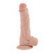 Фалоімітатор на присосці Chisa T-skin ReaL Sensual Fucker, з пухирцями, бежевий, 19.5 см 90467/CN-711790467 фото 2