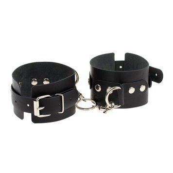 Наручники Obediense, Smooth Black KVL-280199 фото