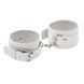 Наручники Leather Standart Hand Cuffs, White KVL-281401 фото 1