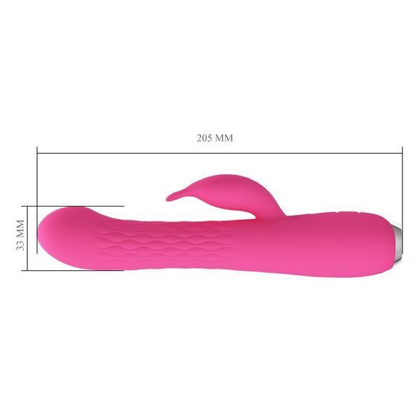 Вибратор с стимулятором клитора и ротацией " Molly " BI-014692-1 BI-014692-1 фото