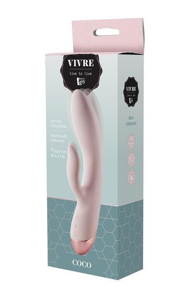 Вибратор кролик Dream Toys VIVRE DUO VIBE COCO DT21957 фото