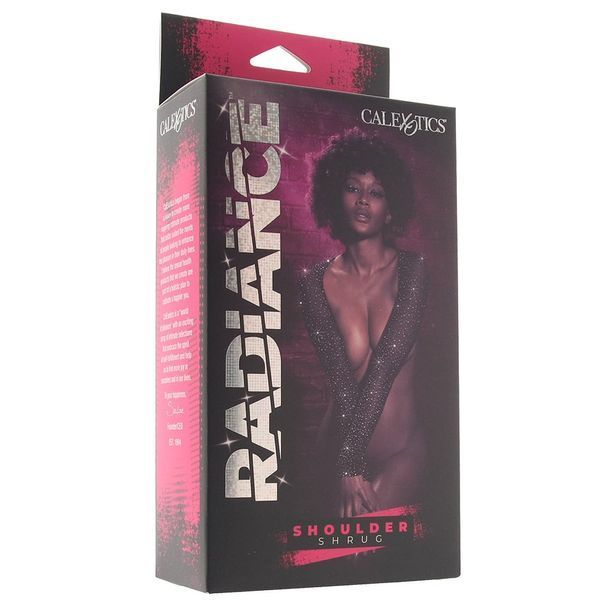 Болеро у сіточку зі стразами CalExotics Shoulder Shrug, чорний CE12266 фото
