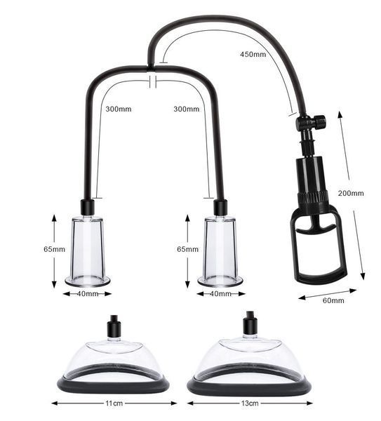 Вакуумная помпа для груди и сосков Men Powerup Passion Pump sexstyle SX3005 фото