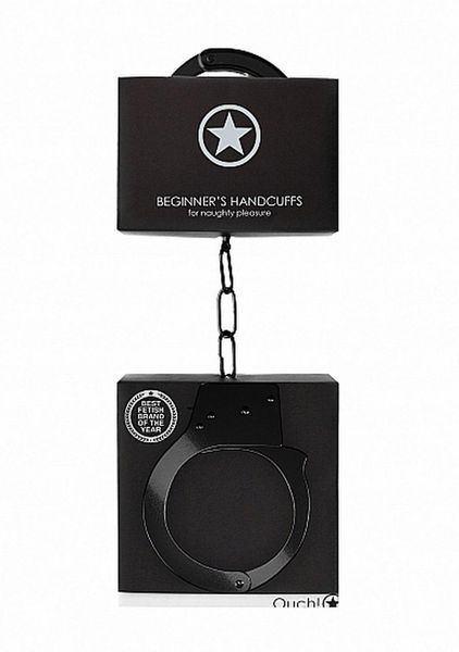 Наручники - Ouch! Beginner's Handcuffs Black 60360074034 фото