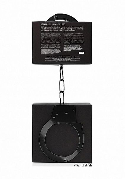 Наручники - Ouch! Beginner's Handcuffs Black 60360074034 фото