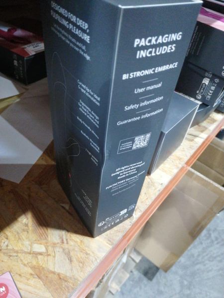 Пульсатор Fun Factory Bi Stronic Embrace Black (м'яте паковання!!!) SX4252-R фото
