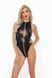 Боді з мокрим ефектом Noir Handmade F294 Powerwetlook bodysuit with front zipper, XL SX0198 фото 2