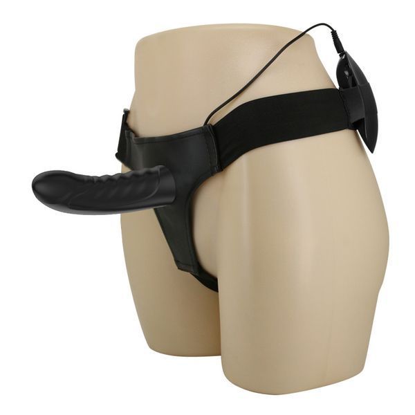 Страпон - Pretty Love Marvin Vibrating StrapOn Harness Black, 16.2 см 6603BW-022054 фото