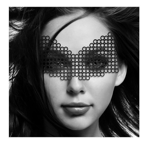 Маска самоклеюча вінілова Bijoux Indiscrets чорна B0188 фото
