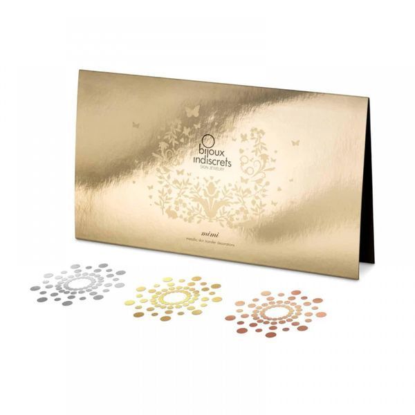 Прикраса для грудей MIMI Metallic Skin Transfer Bijoux Indiscrets BJ0227 фото