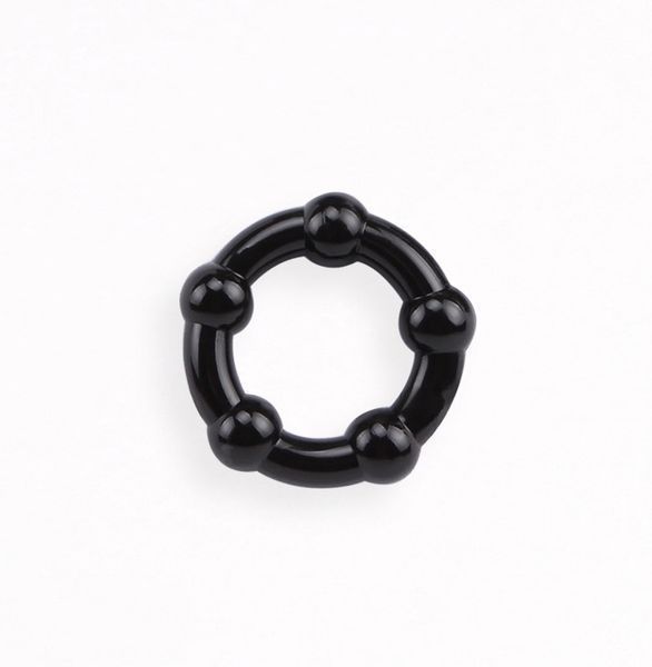 Набор эрекционных колец с бусинами Get Lock Cock Rings, черные, 10 шт. 11136/CN-100311136 фото