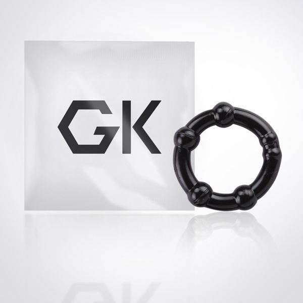 Набор эрекционных колец с бусинами Get Lock Cock Rings, черные, 10 шт. 11136/CN-100311136 фото