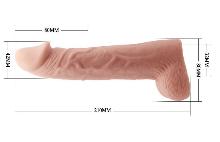 Удлиняющая насадка ( на 8 см ) BAILE - SEX TOYS BIG MAN, BI-026238 BI-026238 фото