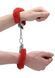 Наручники - Ouch! Beginner's Handcuffs Furry Red 60360074102 фото 5