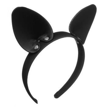 Кокетливі вушка кішечки на гнучкому обідку Playful Cat Black VLI-252974 фото