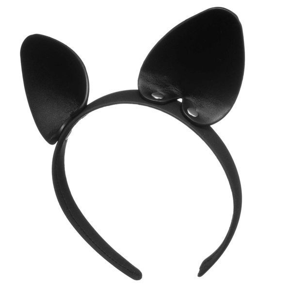 Кокетливі вушка кішечки на гнучкому обідку Playful Cat Black VLI-252974 фото