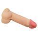 Фалоімітатор на присосці, з хребтом та ефектом ковзної шкіри LyBaile - Sliding Skin 8,1'' Flesh, BW-008106NRG BW-008106NRG фото 5
