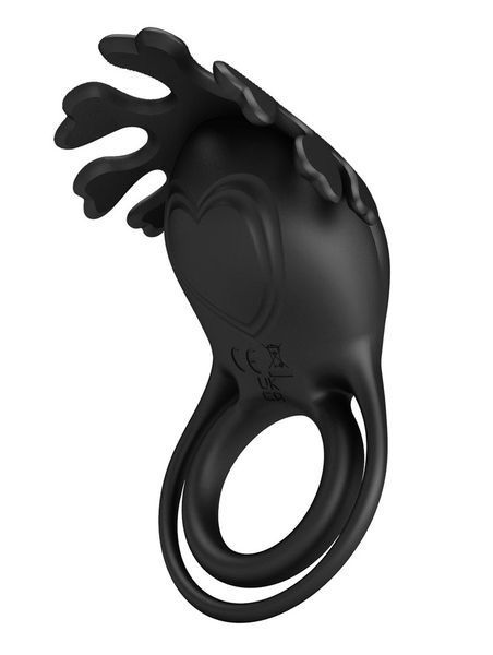Ерекційне кільце Pretty Love &mdash; Vibration Penis Ring Ruben Black, BI-210311-1 BI-210311-1 фото