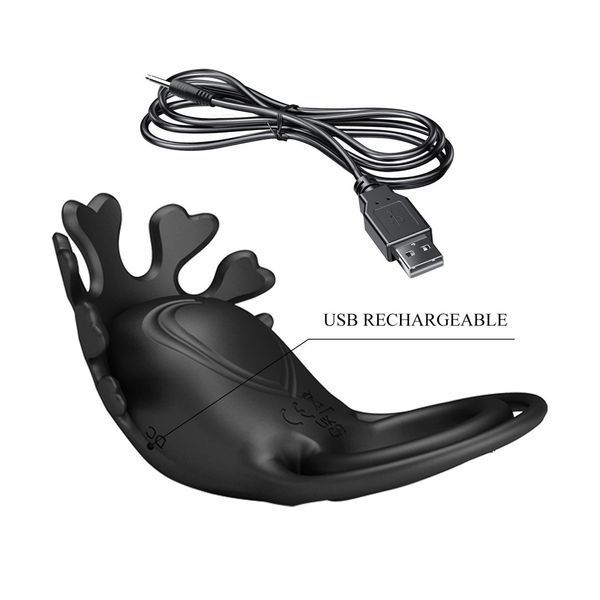 Ерекційне кільце Pretty Love &mdash; Vibration Penis Ring Ruben Black, BI-210311-1 BI-210311-1 фото