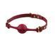Кляп кулька з отворами у вигляді серця UPKO Desire for Mouth Bondage Collection, червоний U65245 фото 3