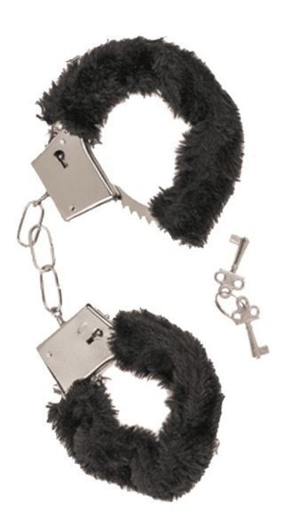 Наручники Plush Handcuffs With Keys Black 99660630049-3 фото