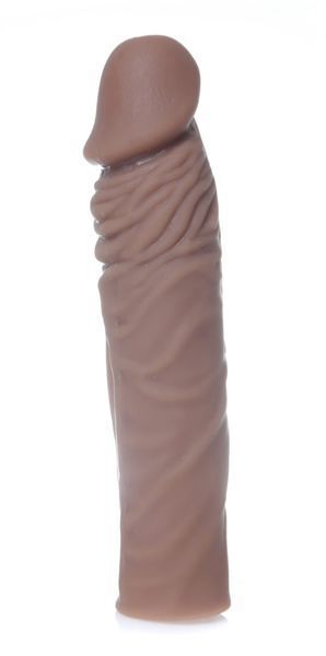 Насадка презерватив удлиняющая Boss Series - Perfect Sleeve Mulatto ( extends 4 cm ), BS6700082 BS6700082 фото