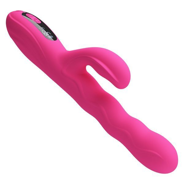 Вибратор-кролик PRETTY LOVE Winters Pink, силикон, розовый, вращение и вибрация BW-500107 фото